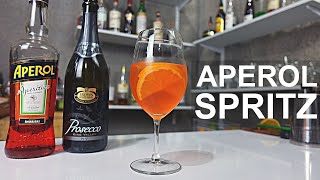 How to make an Aperol Spritz  2 WAYS [upl. by Elcarim]