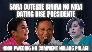 JEJOMAR BINAY LENI ROBREDO BINARA SI SARA SA NO COMMENT NA SAGOT SA WPS [upl. by Lockwood]