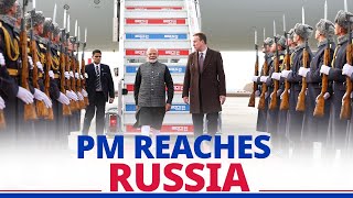 LIVE PM Modi arrives in Kazan Russia [upl. by Peta]