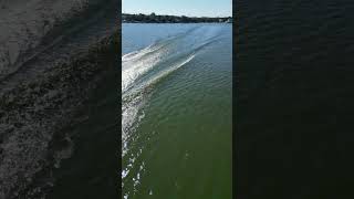 Skiing Lake Arlington Texas  Drone September 2024 [upl. by Banyaz55]