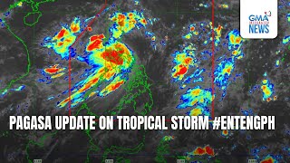 LIVESTREAM PAGASA update on Tropical Storm EntengPH 1230 pm [upl. by Islek91]