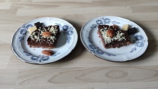 Gâteau banane chocolat vegan sanslactose sansgluten recettefacile [upl. by Arodaeht]