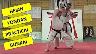 Heian Yondan Practical Applications FullLength Instructional Video [upl. by Arlana290]