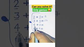 Math PuzzleMath QUIZmaths viral reasoning shortsfeed youtubeshorts shorts viral trending [upl. by Siffre604]