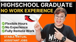 HIGHSCHOOL GRADUATES ARE WELCOME TO APPLY AND NO WORK EXPERIENCE NEEDED  remotejobs remotework [upl. by Lyssa]