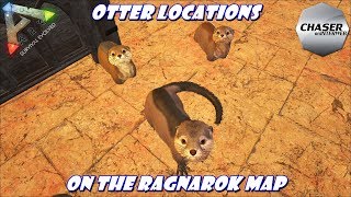 ARK Ragnarok Otter Locations Taming amp Breeding [upl. by Einegue]