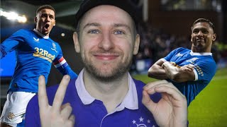 RANGERS 2 HIBS 0 REACTION PLAYING LIKE CHAMPIONS [upl. by Carberry]