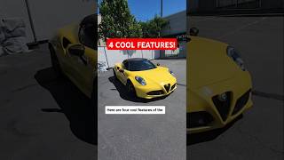 4 COOL FEATURES of the Alfa Romeo 4C [upl. by Akiam]