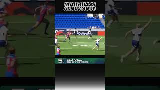 BEST JERSEY FLEGG TRIES  NZ WARRIORS onenzwarriors rugbyleague nrl [upl. by Zzahc]