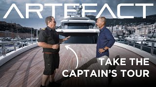 ARTEFACT  Inside the Worlds Smartest Hybrid Superyacht  Captains Tour [upl. by Avevoneg]