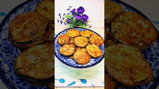 Yummiest Eggplant Snacks Recipe 😋shorts youtubeshorts viralshorts [upl. by Bonne]