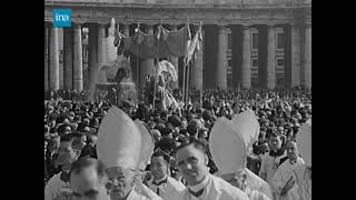 Ouverture du concile Vatican II 1962 HD [upl. by Mailliw]