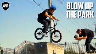 BMX  POOR HOMIE  USL BLOW UP THE PARK [upl. by Roxanna]