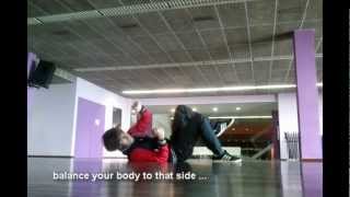 Tutorial BAP  One Shot  Zelo Floor Move [upl. by Odraude]