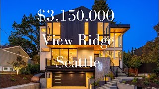 Luxury New Construction in View Ridge Seattle [upl. by Fatsug965]