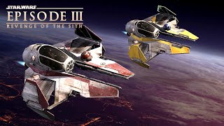 The Battle of Coruscant Space Battle Part 1 4K HDR  Star Wars Revenge of the Sith [upl. by Adal]