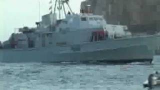 SA Navy Vessels enter The Heads of Knysna for The Oyster Festival [upl. by Cheston157]