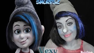 MAKEUP VEXY THE SMURFS POR RENATA MONTEIRO  MAQUIAGEM ARTÍSTICA [upl. by Adel314]