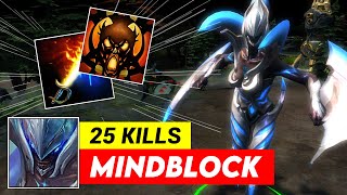 HoN The Dark Lady  mindblock 1771 MMR MVP [upl. by Allevon]