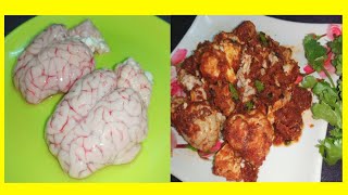 how to make goat brain 65Moolai frymoolai 65 in tamil [upl. by Geraud]