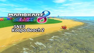 Mario Kart 8 Deluxe Mod  SNES Koopa Beach 2 [upl. by Oigolue427]