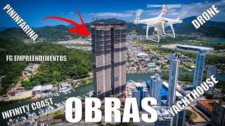 Acompanhamento das obras de Balneário Camboriú 122017  JC DRONES [upl. by Pomfret]