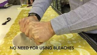 How to Clean an Oilcloth Wipe Clean Tablecloth [upl. by Messab]