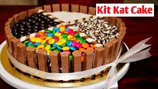 Kit Kat Cake  किट केट केक  KitKat Cake Recipe in Pan  Eggless Cake  Cake Recipe in Hindi Preeti [upl. by Jocko]