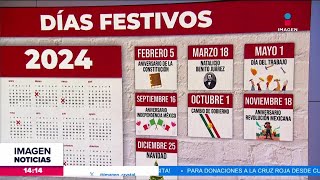 Estos son los días festivos del 2024  Noticias con Crystal Mendivil [upl. by Orual]