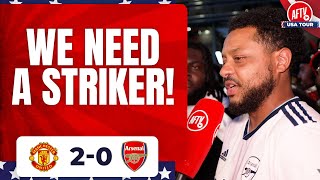 WE NEED A STRIKER  Arsenal 02 Man United Troopz [upl. by Susie]