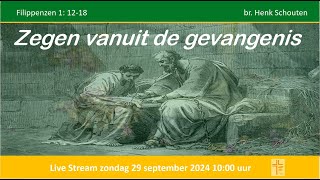 Zondag 29 september 2024 Live Eredienst Baptistengemeente Amsterdam Noord [upl. by Jacy947]