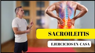 EJERCICIOS para la SACROILEITIS en 25 min  FISIOPILATES para una ESPALDA SANA [upl. by Bijan]