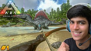 First Day in ARK Survival Evolved S2 E1  ARK Mobile Gameplay in Hindi [upl. by Arimat903]