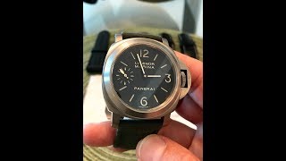 At a Glance Review  2006 Panerai Luminor Marina 177 [upl. by Ansilma948]