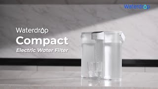 Waterdrop Compact Electric Water Filter  Refrigerator Side Door Support [upl. by Anaugal]