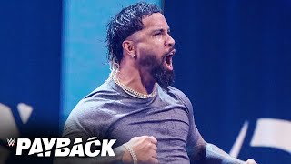 Cody Rhodes reveals Jey Uso is now on the Raw roster WWE Payback 2023 highlights [upl. by Airuam]