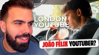 JOÃO FÉLIX É YOUTUBER  REACT A VLOG JOÃO FÉLIX [upl. by Ginsburg726]