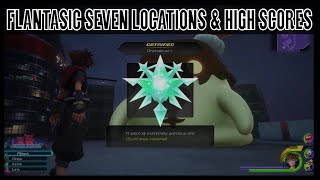 Kingdom Hearts 3 Flantastic Seven Locations amp High Scores  Orichalcum Flanmeister Trophy Guide [upl. by Cassondra603]