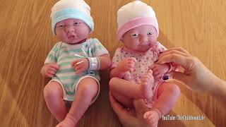 Twin Baby Dolls Pram Stroller Walk and Play in Nursery Center Toys for Children Pretend Play [upl. by Yaned]