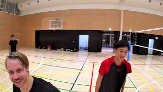 GoPro Volleyball 1 Setter and Spiker POV [upl. by Nauwtna563]