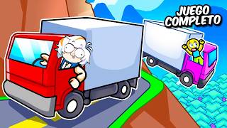 MANEJANDO CAMIONES PELIGROSOS COMPLETO DANGEROUS TRUCK DRIVING ROBLOX [upl. by Nymzaj]