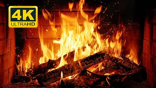 🔥 Cozy Fireplace 4K 12 HOURS Fireplace with Crackling Fire Sounds Crackling Fireplace 4K [upl. by Esinad]