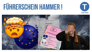 EU plant FührerscheinHammer Tempolimit Senioren SUV Führerschein [upl. by Paucker]