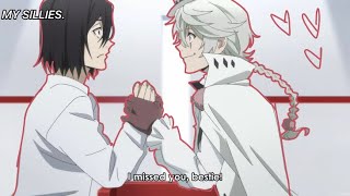 nikolai and fyodor the best friends season 5 bungou stray dogs [upl. by Anovahs]