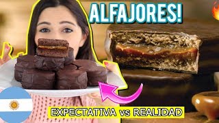 ALFAJORES ARGENTINOS ESTILO HAVANNA 🔥 EXPECTATIVA  REALIDAD [upl. by Nalyd698]