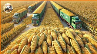 How Farmers Harvest Millions of Tons Every Year  Farming Story [upl. by Negyam923]