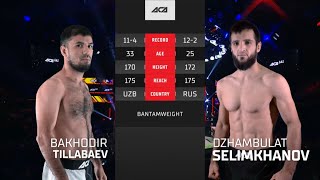 Баходир Тиллабаев vs Джамбулат Селимханов  Bakhodir Tillabaev vs Dzhambulat Selimkhanov  ACA 161 [upl. by Boeke]