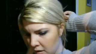 Hair TutorialMessy Updo Using Bumpit [upl. by Nutsud947]