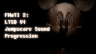 FNaTI 2 Let the Show Begin V1 Jumpscare Sound Progression [upl. by Auod]