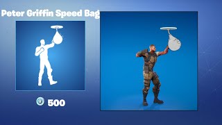 Peter Griffin Speed Bag  Fortnite Emote [upl. by Tonye]